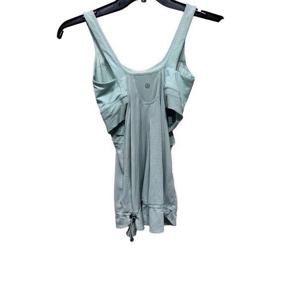 Lululemon run times tank top size 6 turquoise‎ - Picture 5 of 6